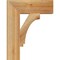 Ekena Millwork Imperial Block Rough Sawn Bracket, Western Red Cedar, 4"W x 14"D x 18"H BKT04X14X18IMP05RWR - alternate 4